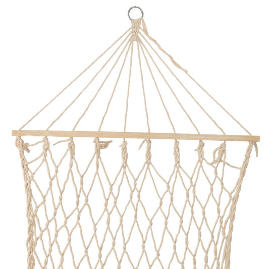 Single Cotton Rope Hammock