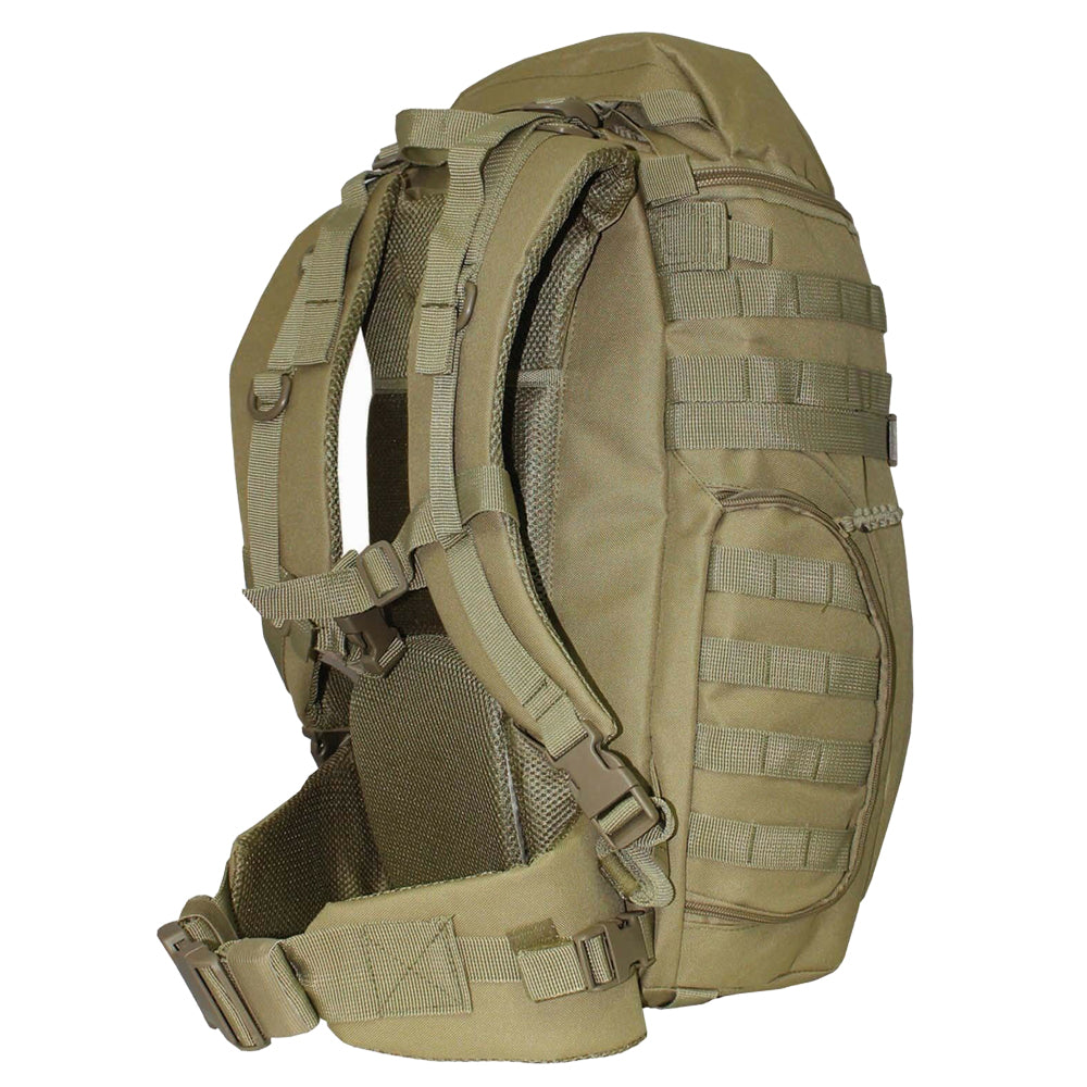 Tri Zip Military Backpack Desert Tan – The Outdoor Gear Co.