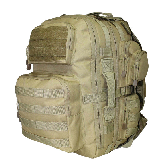 Commander Military Molle Backpack Tan