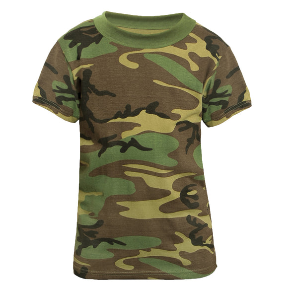 Kids Woodland Camouflage T-Shirt
