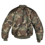 Mil-Tec MA-1 Woodland Camo Flight Jacket