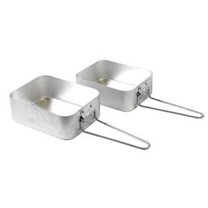 2 Piece Aluminium Dixie Set Mess Kit