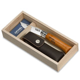 Opinel No 8 Carbon Knife + Sheath Gift Box