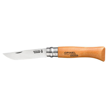 Opinel No 8 Carbon Knife + Sheath Gift Box