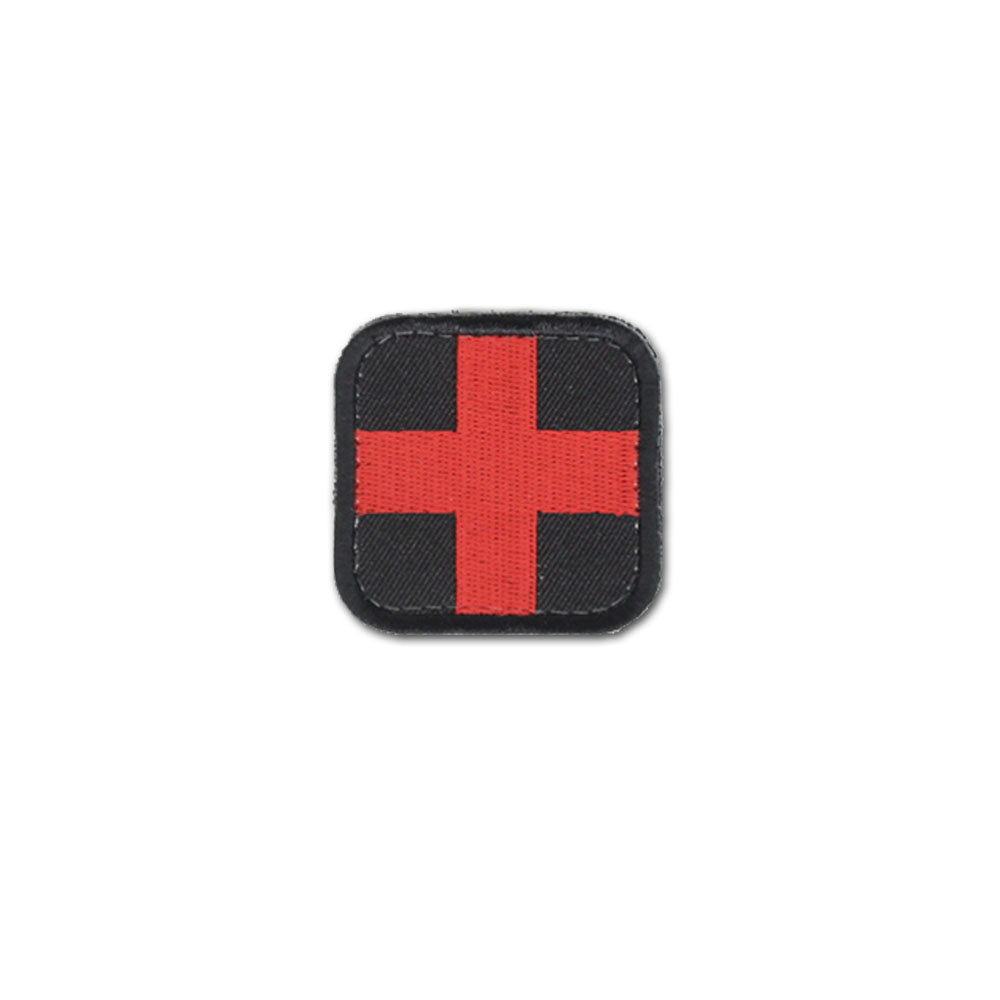 Medic Cross Square Patch Black