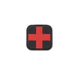 Medic Cross Square Patch Black
