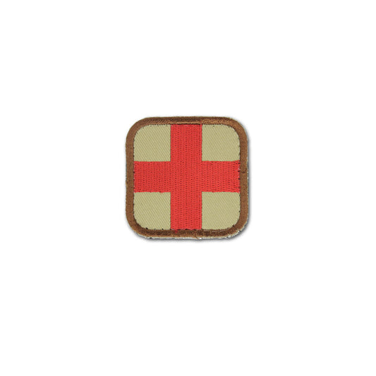 Medic Cross Square Patch Tan