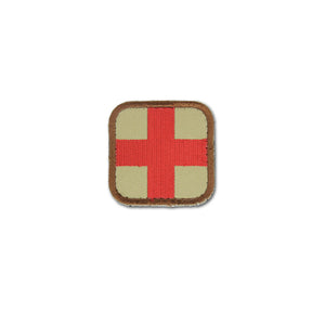 Medic Cross Square Patch Tan
