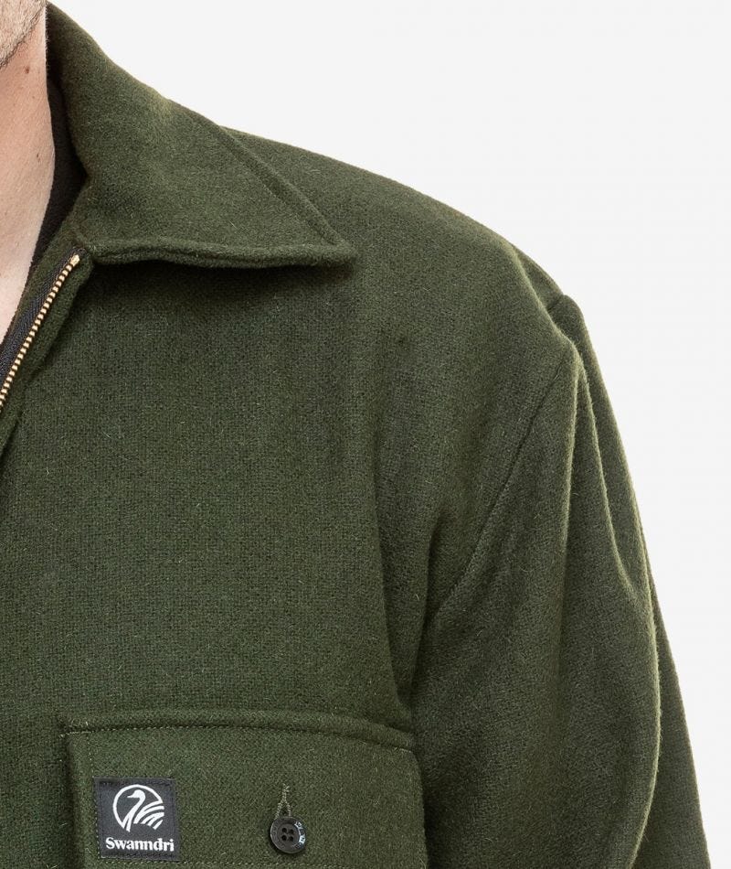 Wool bush jacket new arrivals