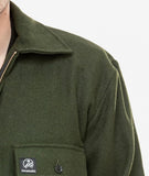 Swanndri Men's Ranger Wool Zip Front Bush Shirt Olive