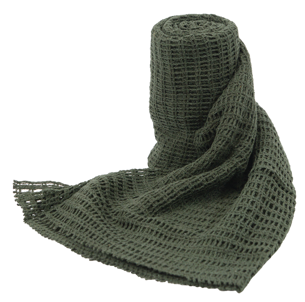Olive Scrim Net Sweat Cloth