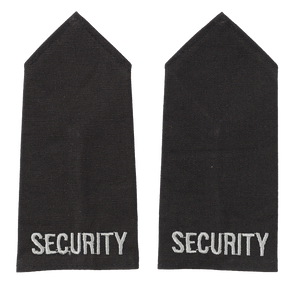 Security Shoulder Epaulets Large Black