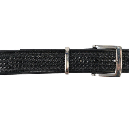 Basket Weave Leather Belt