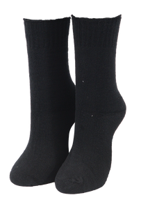 Black Bamboo Hiking Boot Socks