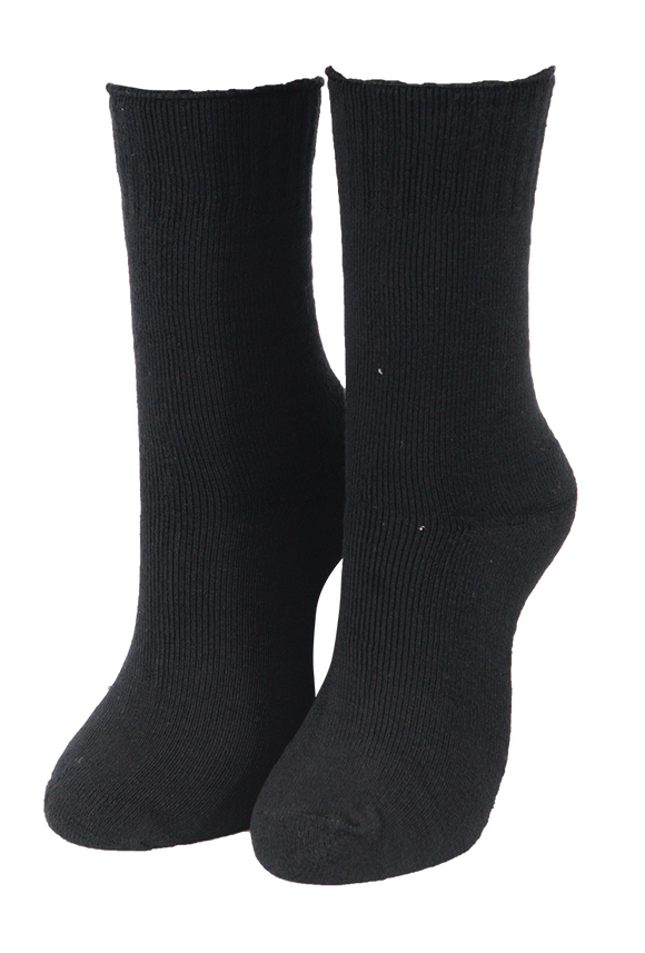 Black Bamboo Hiking Boot Socks