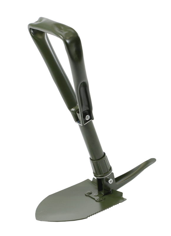 US style 3-Way Folding Shovel with Pick