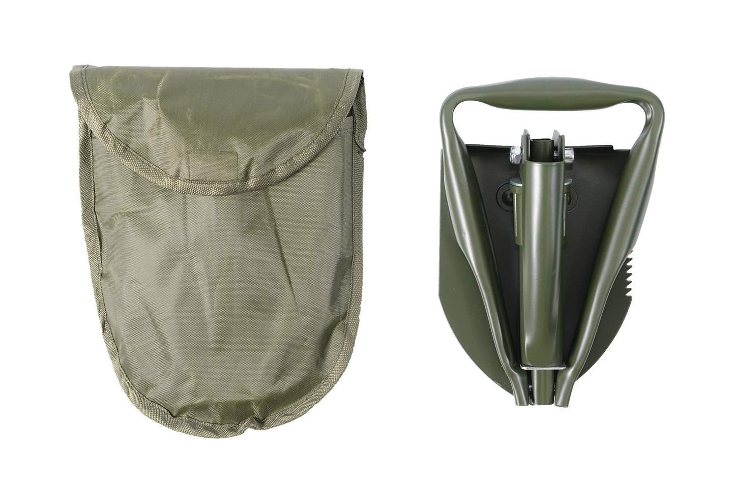 US style 3-Way Folding Shovel with Pick