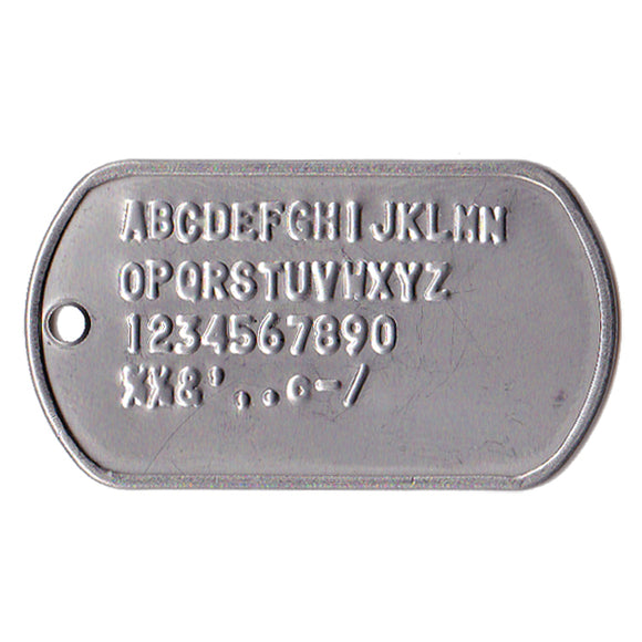 Dog Tag Military ID Tags Stamping