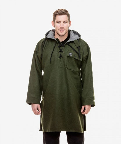 Swanndri Men's Original Wool Bushshirt with Lace-up front