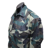 Woodland Camo Long Sleeve BDU Shirt