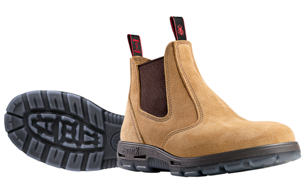 Redback Boot Bobcat Banana Suede Safety Toe