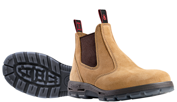 Redback Boot Bobcat Banana Suede Safety Toe