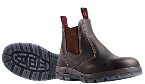 Redback Boot Bobcat Claret Oil Kip Brown Safety Toe